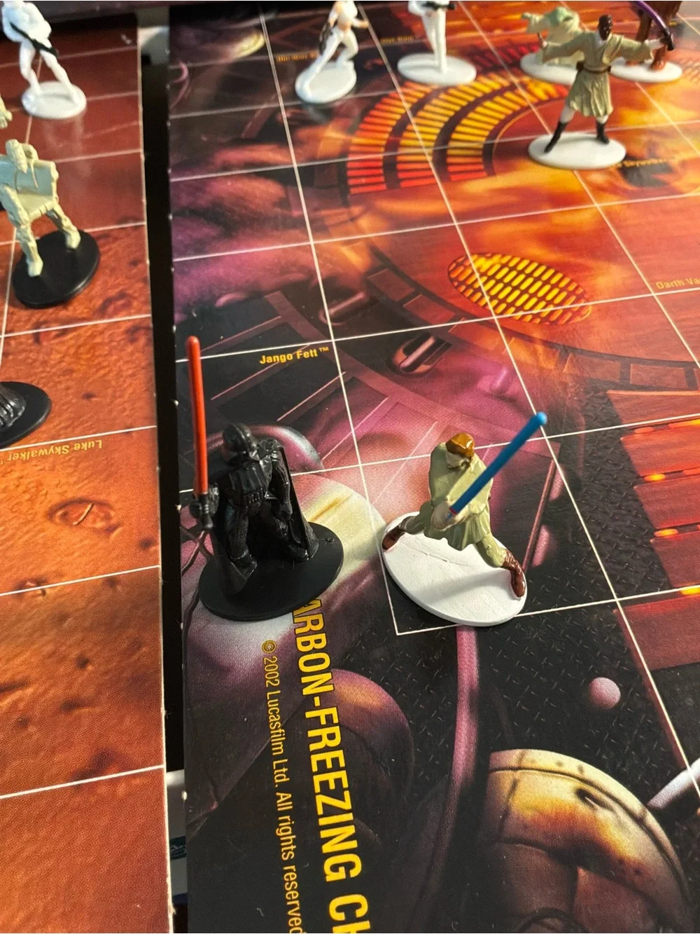 2002 Star Wars Epic Duels Game Set - with 31 painted figures